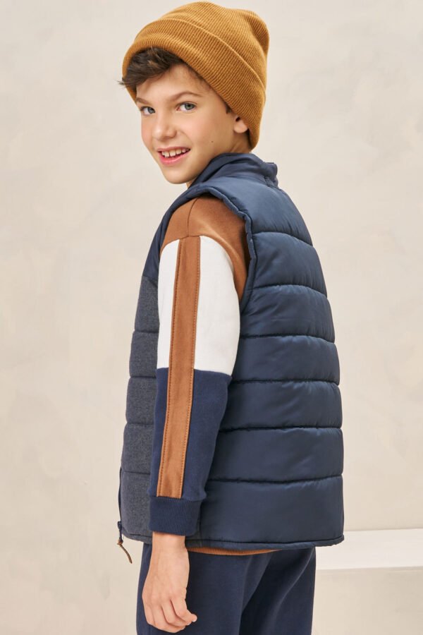 Colete Puffer em Nylon 70756 LucBoo