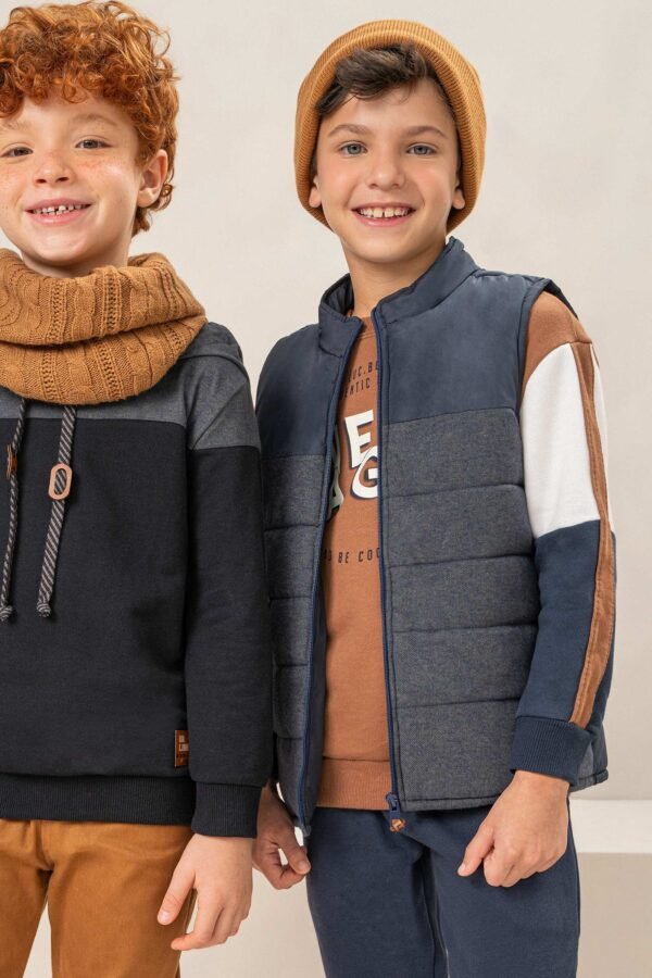 Colete Puffer em Nylon 70756 LucBoo