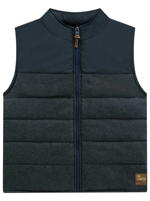 Colete Puffer em Nylon 70756 LucBoo