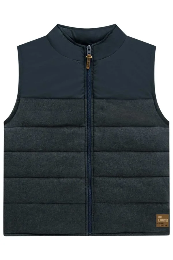Colete Puffer em Nylon 70756 LucBoo