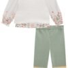 Trio de Bata em Malha Comfy e Legging em Termoskin e Colete em Pelo Carneirinho 71711 Kukiê