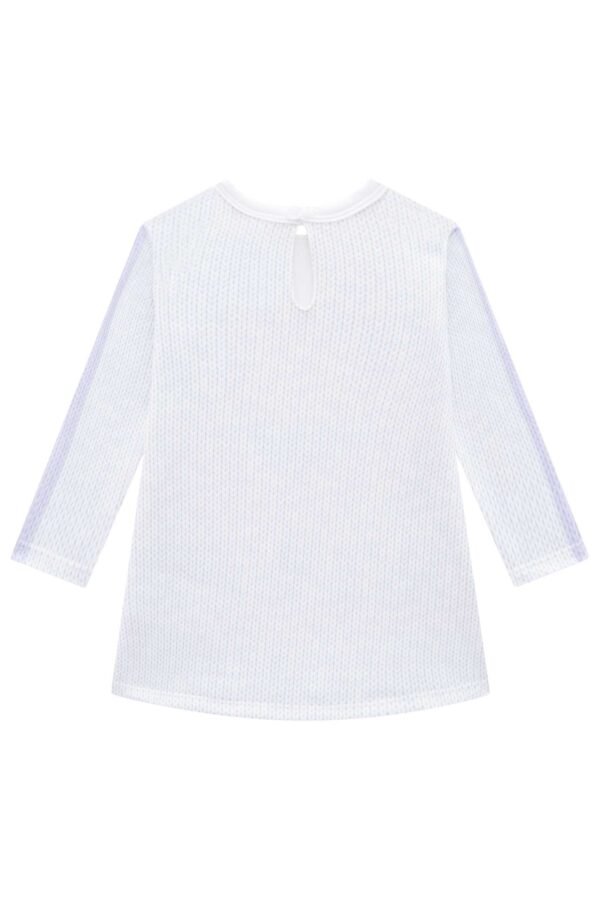 Vestido em Termoskin e Bolero em Pelo Carneirinho 72309 Kukiê