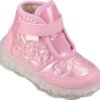 682047000 TENIS PAMPILI  Tênis de Led Cano Médio Pampili Liz Luz Corações Matelassê Rosa Chiclete