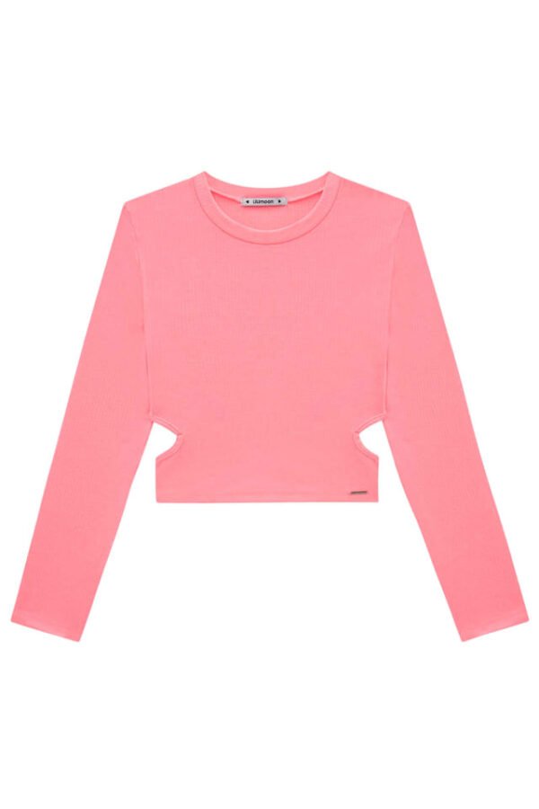 Blusa Cropped em Canelado Mauí 71548 Lilimoon