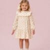 Vestido Manga Longa Estampado Petit Cherie