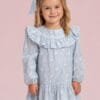 Vestido Azul Estampado Petit Cherie