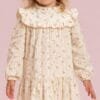 Vestido Manga Longa Estampado Petit Cherie